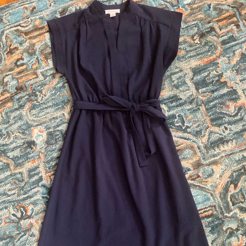 Elegant Navy Blue Dress